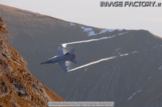 2008-10-09 Axalp Shooting Range 0318 McDonnell Douglas FA-18C Hornet